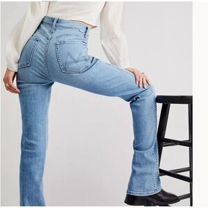 NEW MOTHER Denim Jeans High Waisted Smokin' Double Heel County Line Size 27